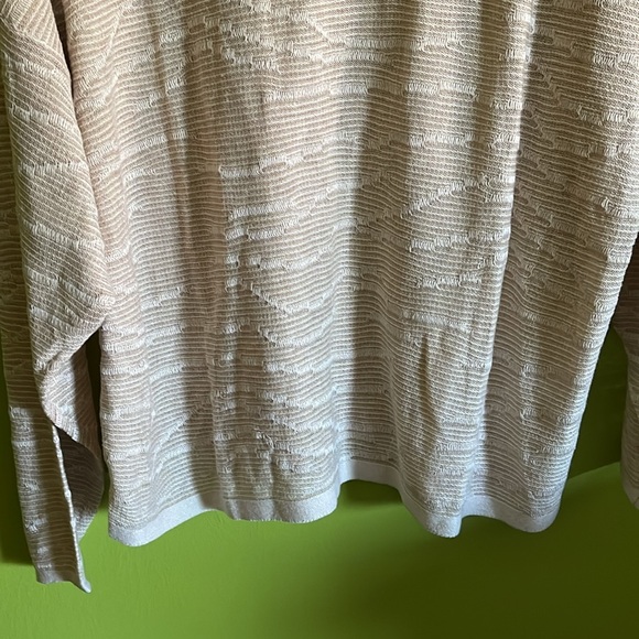 NWT J Jill Pure Jill Wheat Long Sleeve Crew Neck Lite Sweater Size L Tall - Picture 3 of 6